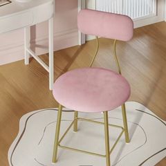 Dressing Table Chair Vanity Chair Pink  Stool