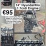 Hyundai / Kia ix35 i40 etc 1.7crdi engine for parts or repair @ OCG Image 7