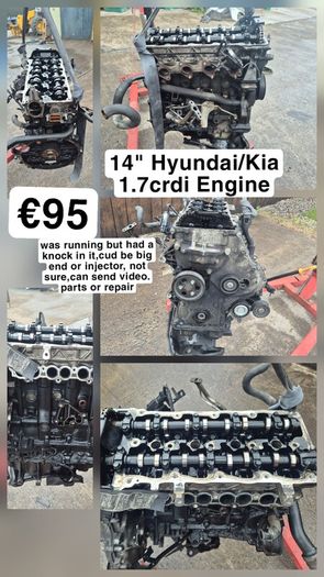 Hyundai / Kia ix35 i40 etc 1.7crdi engine for parts or repair @ OCG