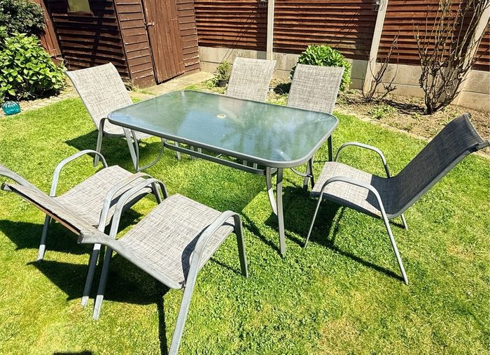 Garden table and chairs