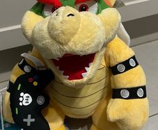 Build-A-Bear Workshop Super Mario Bowser plush new