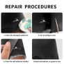 50x137cm(19.7x54inch) Self Adhesive Leather Repair Patch Kit Self-Adhesive Leather Tape for Sofa Furniture Car Seats PU Sofa Fab Image 2