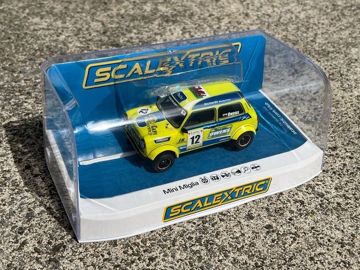 Scalextric Mini Miglia Slot Car - Endaf Owens