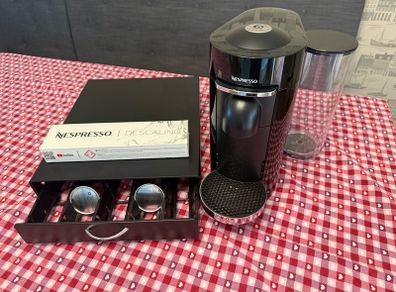 Nespresso Vertuo Plus with capsule storage