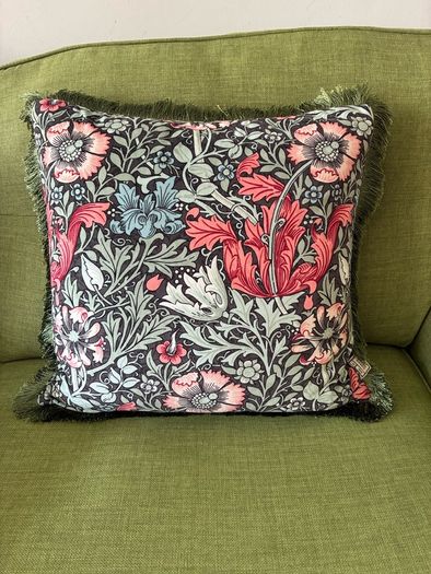 William Morris at Home fringed cushions