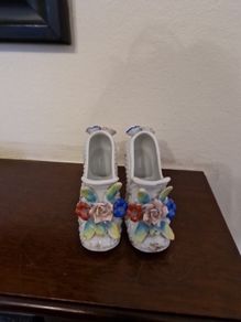 vintage porcelain shoes