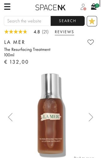 LA MER The Resurfacing Treatment 100ml new