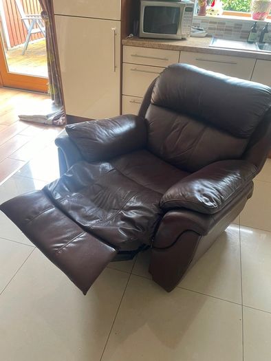 Recliner Italian Leather