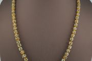 Vintage Venetian Style Tiny Eyes Glass Beads Necklace