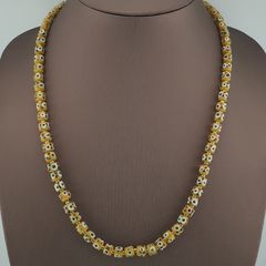 Vintage Venetian Style Tiny Eyes Glass Beads Necklace