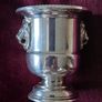 Antique Viners of Sheffield Silver Plate Lions Head Miniature Ice Bucket Image 3