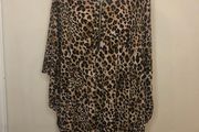 Nina Leonard leopard print blouse (4XL)