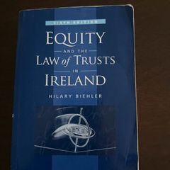 Equity and the Law of Trusts in Ireland