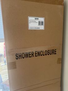 800 mm quadrant enclosure and tray