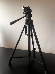 PrimePhoto Full-Size Camera Tripod with Pan/Tilt Head & Quick-Release Plate