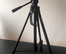 PrimePhoto Full-Size Camera Tripod with Pan/Tilt Head & Quick-Release Plate