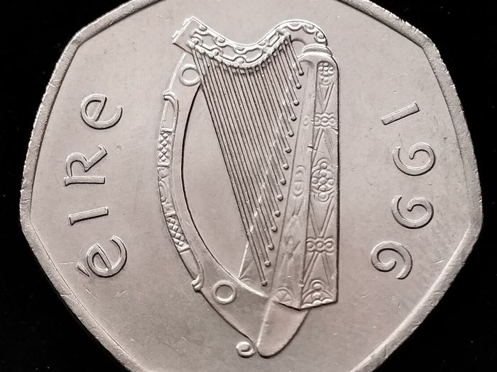 Ireland - 1996 - 50 Pence - KM.24 - AU - [648]
