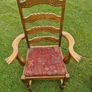 5 Solid Oak Chairs Image 5