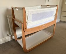 Snuzpod 4 Bedside Crib with Mattress - Natural