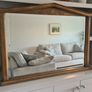 Elegant Gold Overmantle Mirror  Large Statement Piece Image 7