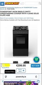 Oven and hob
