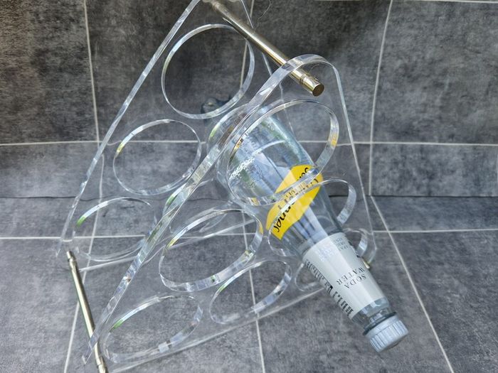 Clear Acrylic Wine Rack