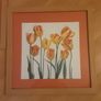 Prints/Two Bright Floral Pictures .. Frames Size" 18" x 18" .. NOW ONLY 22euro for Both or 16.00Each Image 7