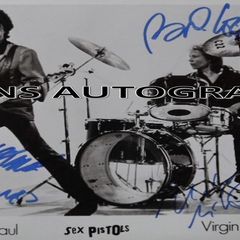 Sex Pistols Autograph's