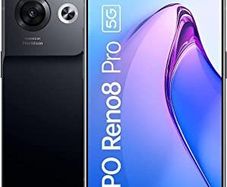Oppo Reno 8 PRO 5G Dual SIM 256GB Glazed Black Android Smartphone Like New.