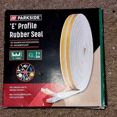 2 x Brand New Parkside E Profile Rubber Seal