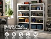 Set of 2 Heavy Duty Garage Storage Shelving Units 650kg Capacity Each