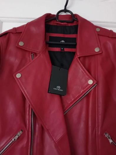 Women Genuine Leather Jacket - Spanish Designer Corty Bennett - UK 12 to 14 - BNWT RRP 450