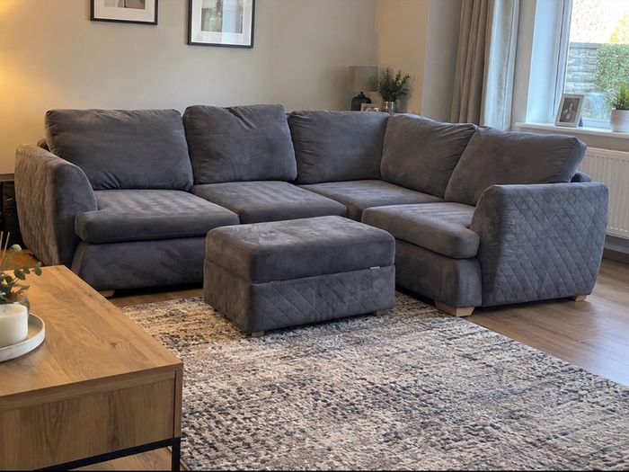 dfs L shaped sofa