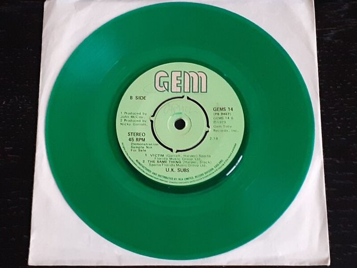 U. K. Subs 7"