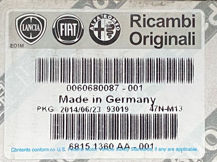 Alfa Romeo 159 Salon New Rear Boot Gas Struts 60680087 For Sale in ...