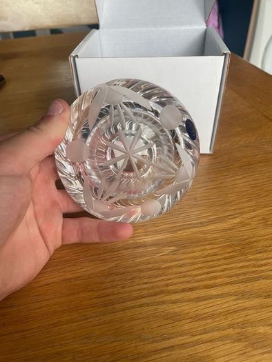 Dingle crystal hand-made ashtray / mini-bowl