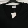 Ladies black v-neck top, long sleeves with tie design, size 14, new with tag Image 2