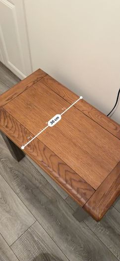 wooden side table