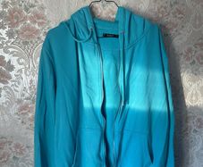 Blue zip up hoodie