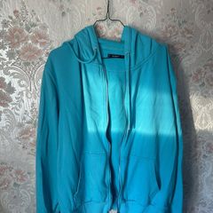Blue zip up hoodie