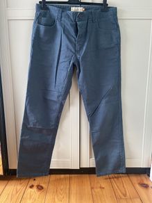 Next Men's Blue Grey Straight fit Chinos 36R