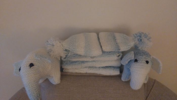 Hand knitted