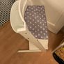 Stokke Tripp trapp high chair in white wood  with accessories in great condition Image 5