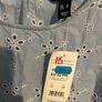 New Look blue peplum top BNWT Image 3