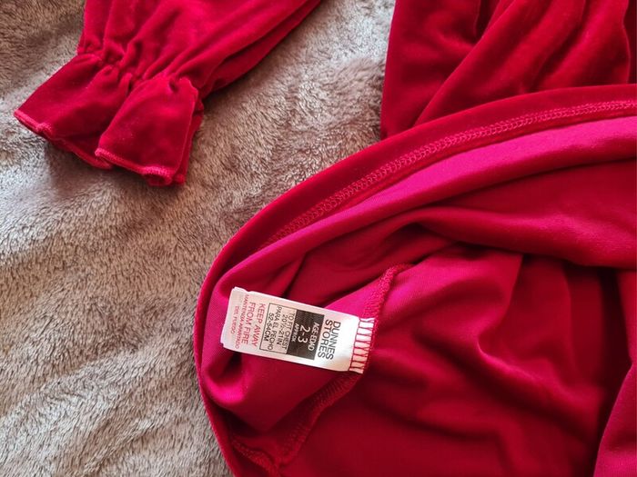 girls red dress