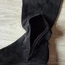 Black Suede Over The Knee Long Boots, size 39 Image 3