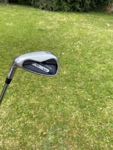 Left handed spalding true black 9iron