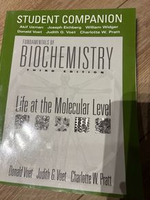 Fundamentals of Biochemistry 3rd edition student companion