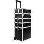 Multi-function 4 in 1 Beauty Cosmetic makeup nail hairdressing Beauty Case black Vanity Trolley Image 3