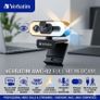 VERBATIM Full HD 1080P Autofocus Webcam with Microphone & LED Light - Professional Streaming & Video Call Camera Image 2